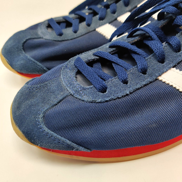 Adidas Country OG Sneakers Shoes Mens 10.5 Blue White Red EE5744 Retro Rare main image 14